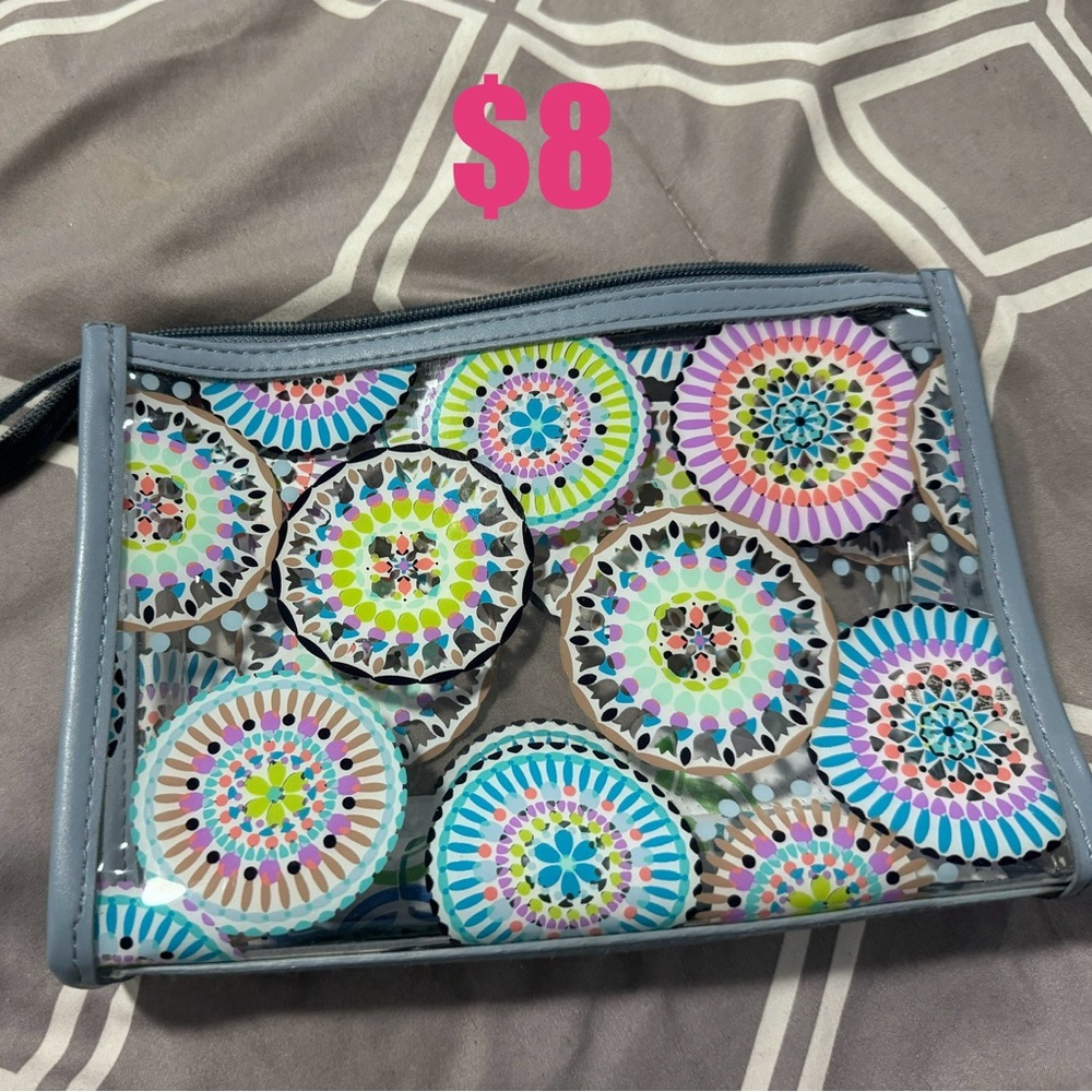Vera Bradley Clear wristlet